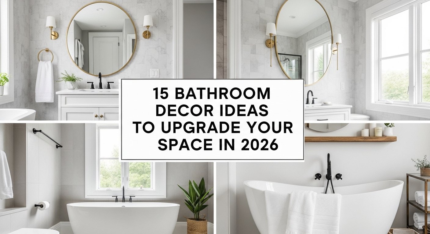 15 Bathroom Decor Ideas to Upgrade Your Space in 2026
