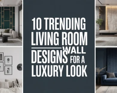 10 Trending Living Room Wall Designs for a Luxury Look