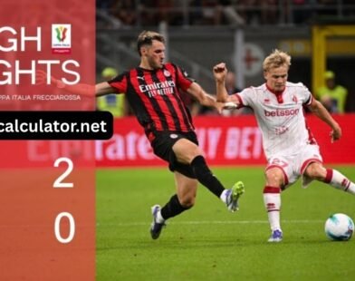 AC Milan vs SSC Bari Timeline