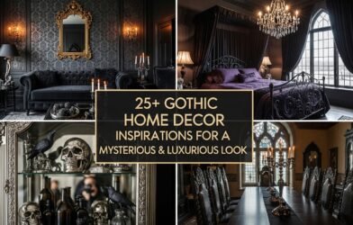 25+ gothic home decor