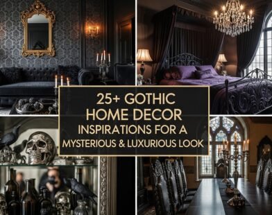 25+ gothic home decor