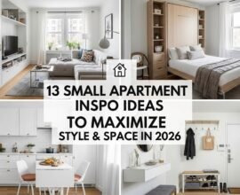 13 Small Apartment Inspo Ideas to Maximize Style & Space in 2026