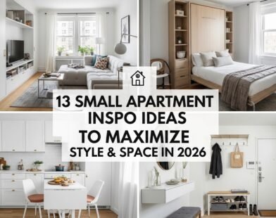 13 Small Apartment Inspo Ideas to Maximize Style & Space in 2026