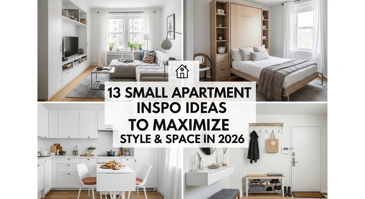 13 Small Apartment Inspo Ideas to Maximize Style & Space in 2026