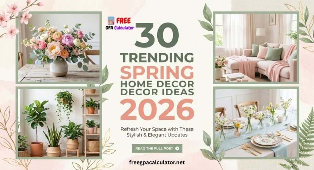 30 Trending Spring Home Decor Ideas to Refresh Your Space in 2026