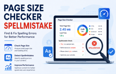 page size checker spellmistake